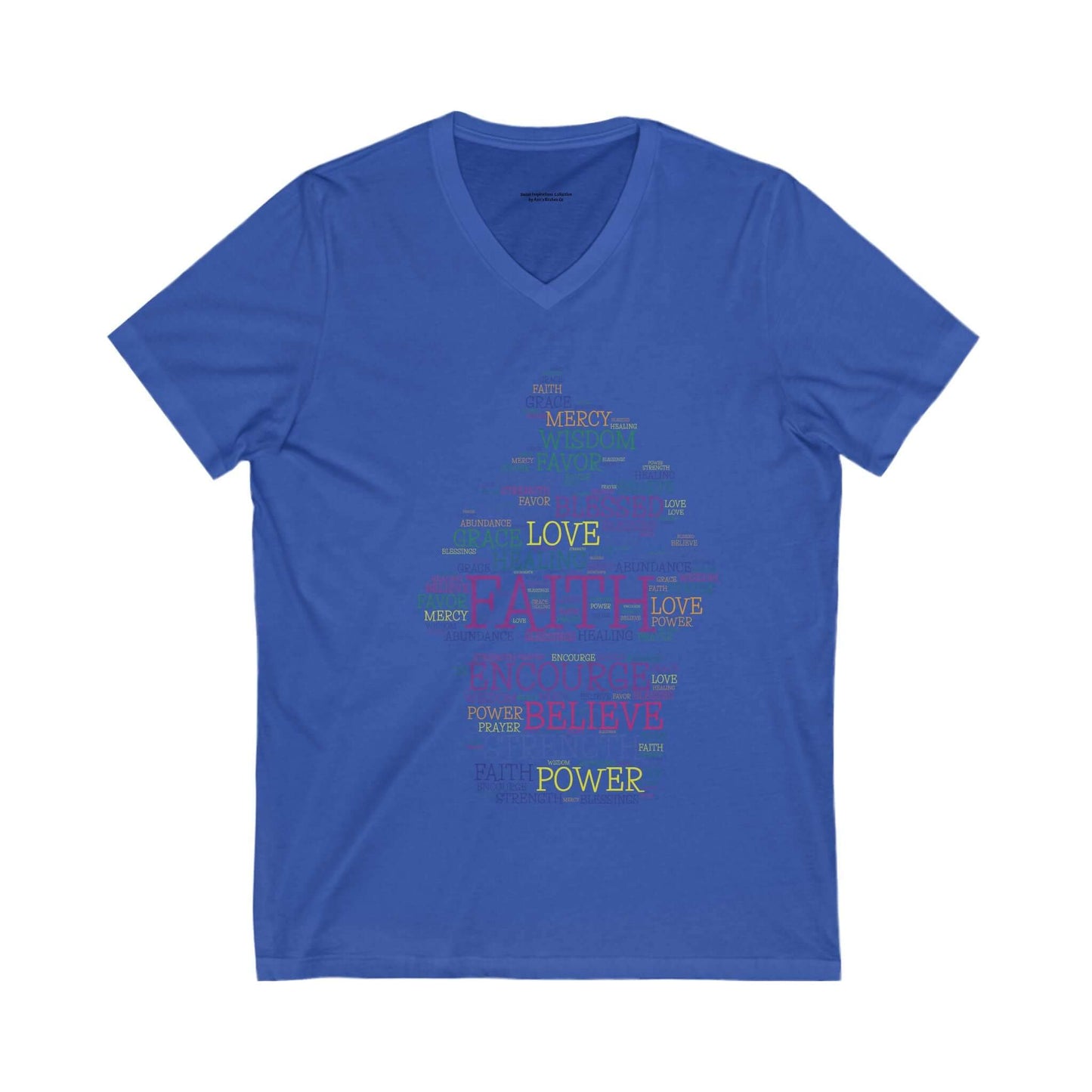 Faith-Inspired V-Neck Tee - Sweet Inspirations Collection by Anita's Kitchen Co - Anita's Kitchen Co