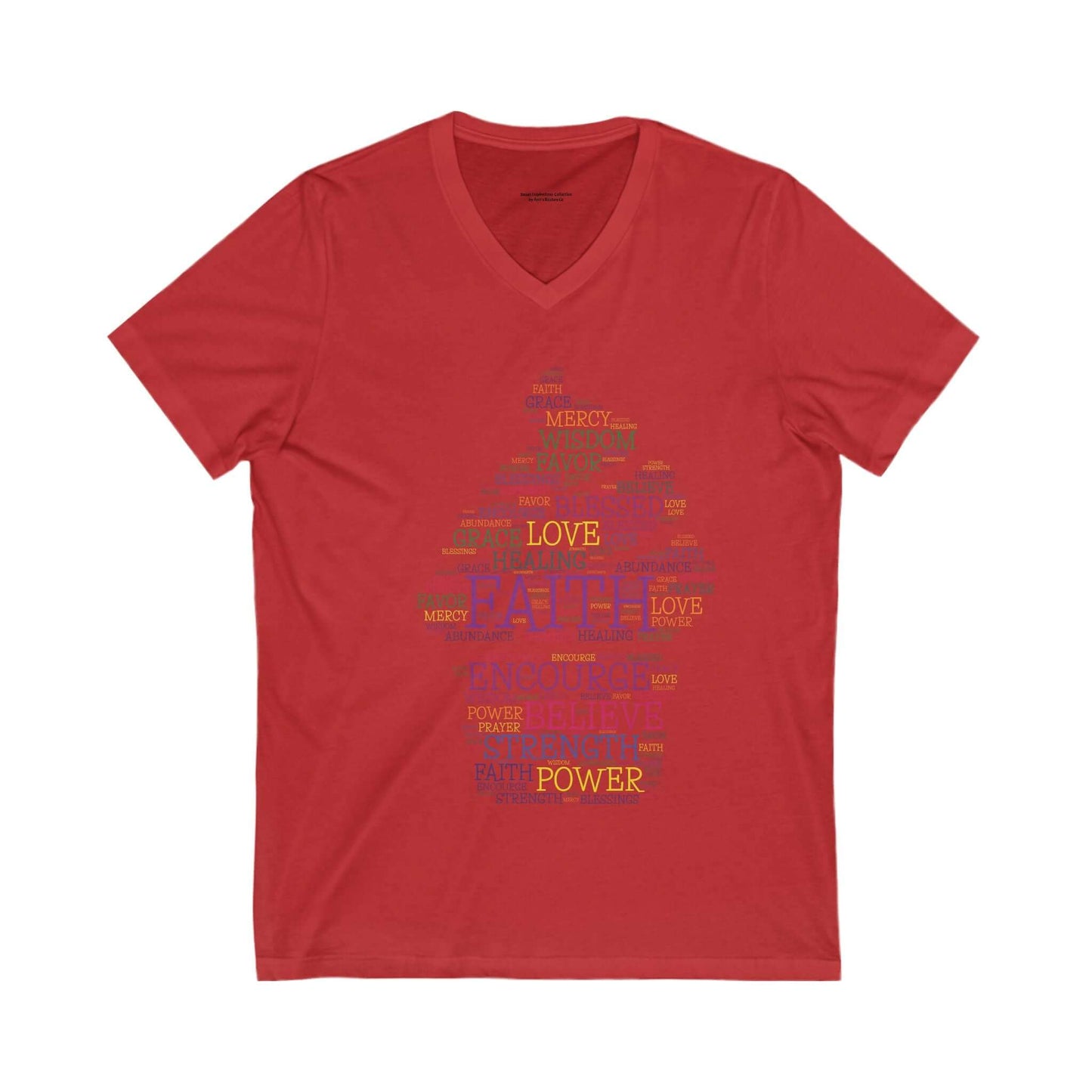 Faith-Inspired V-Neck Tee - Sweet Inspirations Collection by Anita's Kitchen Co - Anita's Kitchen Co