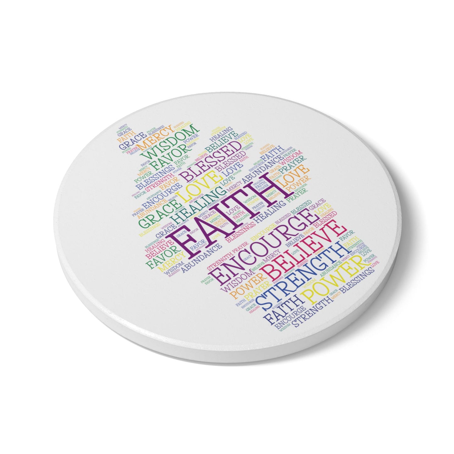 Inspirational Faith Coaster - Sweet Inspiration Collection by Anita's Kitchen Co - Anita's Kitchen Co