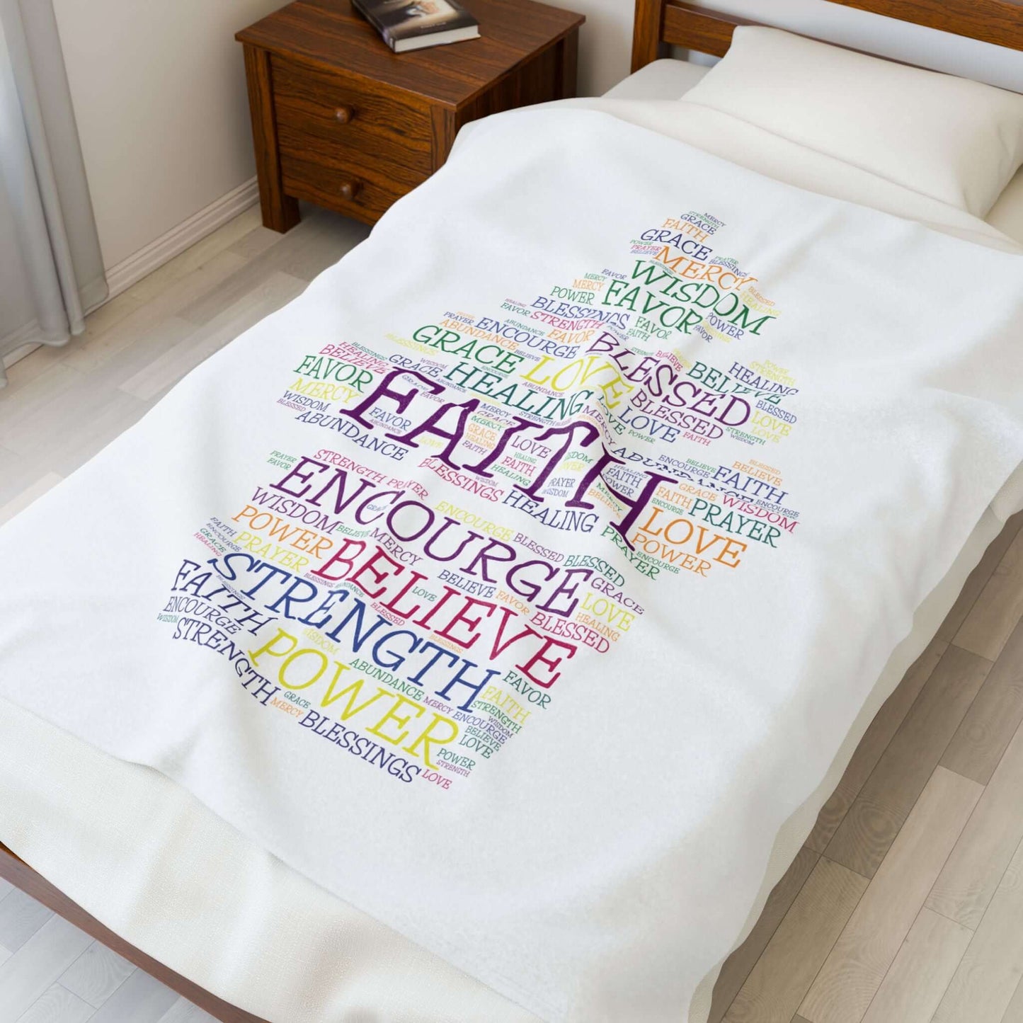 Inspirational Velveteen Plush Blanket - Sweet Inspiration Collection by Anita's Kitchen Co