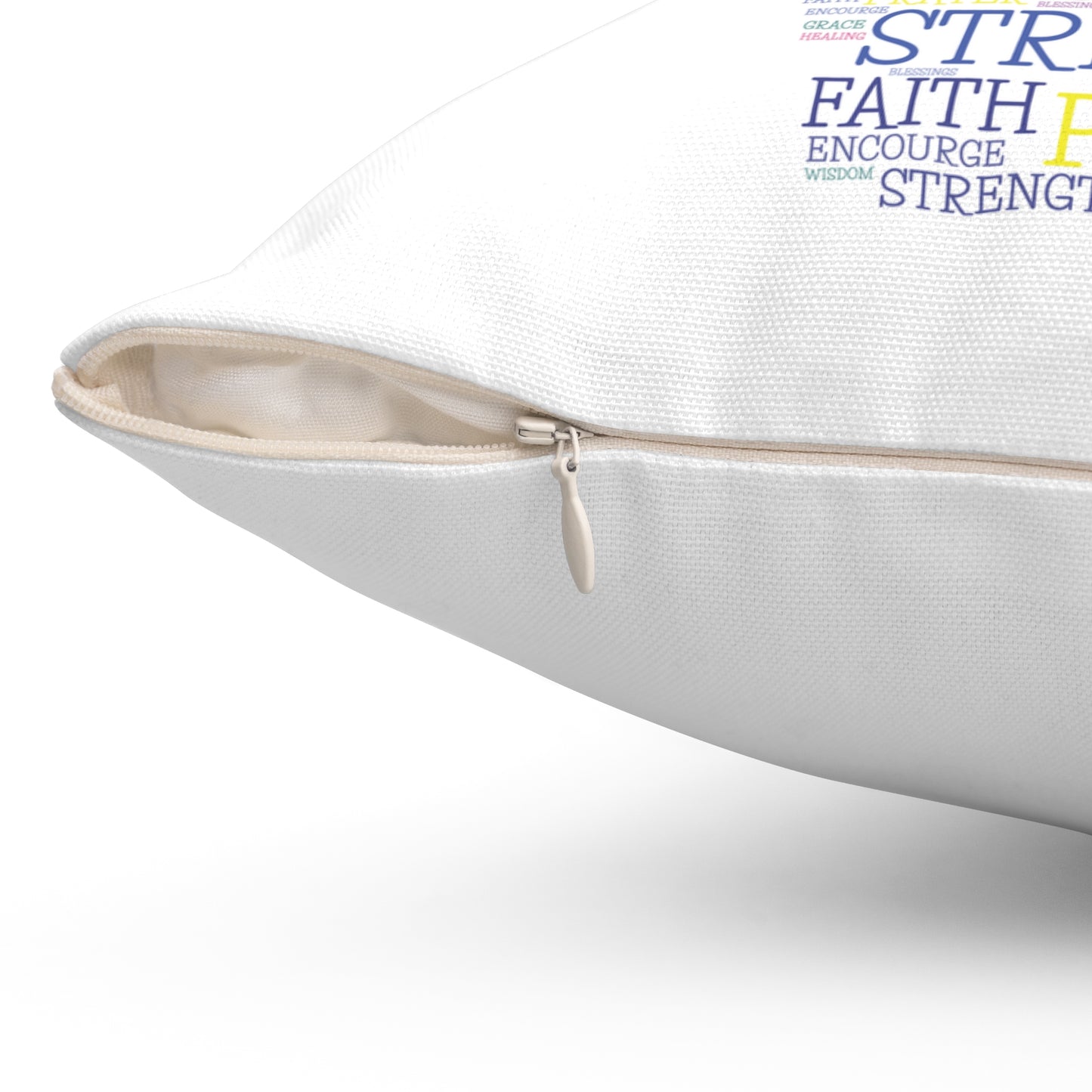 Faith Inspired Pillow - Sweet Inspirations Collection by Anita's Kitchen Co - Anita's Kitchen Co