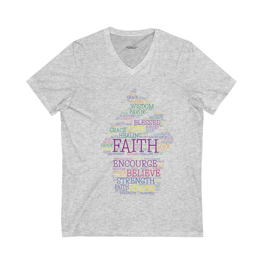 Faith-Inspired V-Neck Tee - Sweet Inspirations Collection by Anita's Kitchen Co - Anita's Kitchen Co