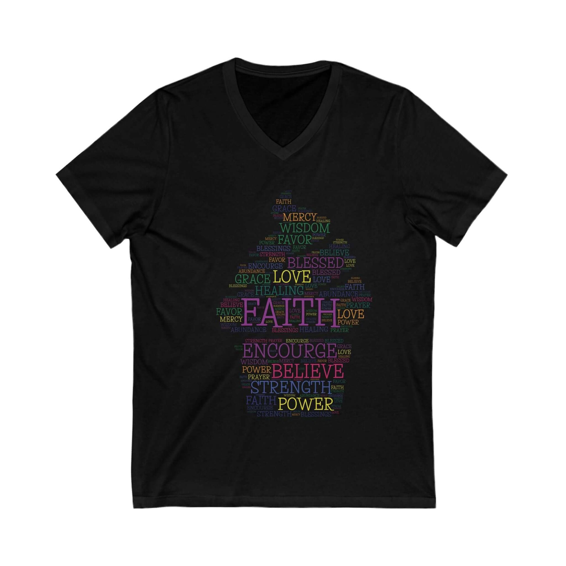 Faith-Inspired V-Neck Tee - Sweet Inspirations Collection by Anita's Kitchen Co - Anita's Kitchen Co
