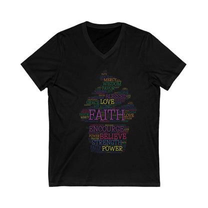 Faith-Inspired V-Neck Tee - Sweet Inspirations Collection by Anita's Kitchen Co - Anita's Kitchen Co