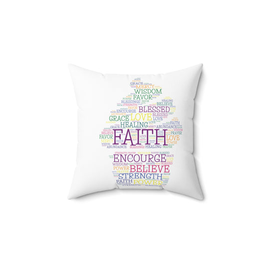 Faith Inspired Pillow - Sweet Inspirations Collection by Anita's Kitchen Co - Anita's Kitchen Co