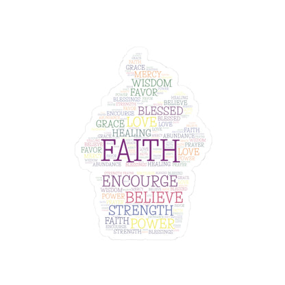Faith Kiss-Cut Stickers - Sweet Inspiration Collection by Anita's Kitchen Co - Anita's Kitchen Co