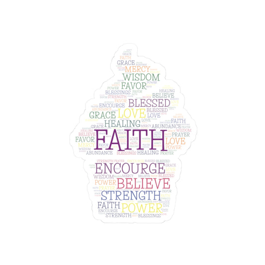 Faith Kiss-Cut Stickers - Sweet Inspiration Collection by Anita's Kitchen Co - Anita's Kitchen Co