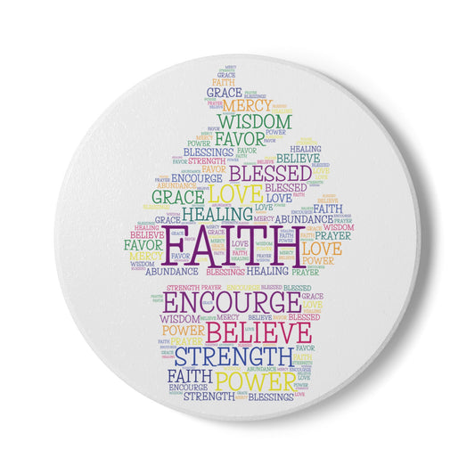 Inspirational Faith Coaster - Sweet Inspiration Collection by Anita's Kitchen Co - Anita's Kitchen Co