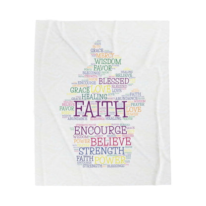 Inspirational Velveteen Plush Blanket - Sweet Inspiration Collection by Anita's Kitchen Co