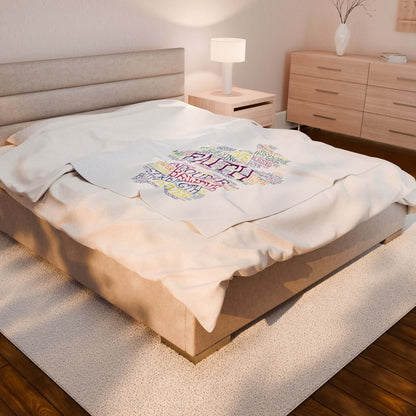 Inspirational Velveteen Plush Blanket - Sweet Inspiration Collection by Anita's Kitchen Co